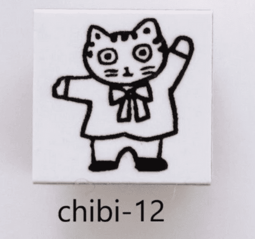 Sanby - Rubber Stamp - Sanby X Yumi Kitagishi - Mini Chibi - Shima Chan