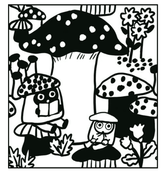 Sanby - Rubber Stamp - Sanby X Yumi Kitagishi - Mushrooms & Mysteries