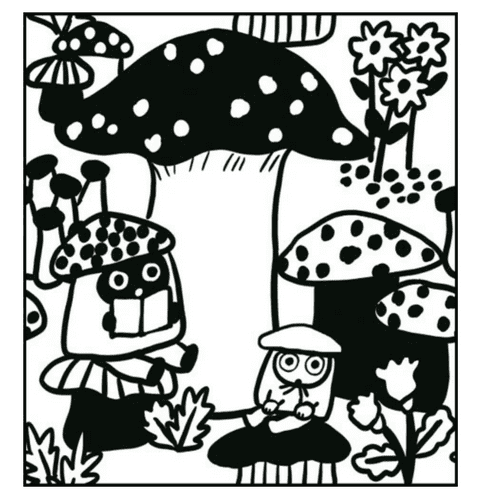 Sanby - Rubber Stamp - Sanby X Yumi Kitagishi - Mushrooms & Mysteries