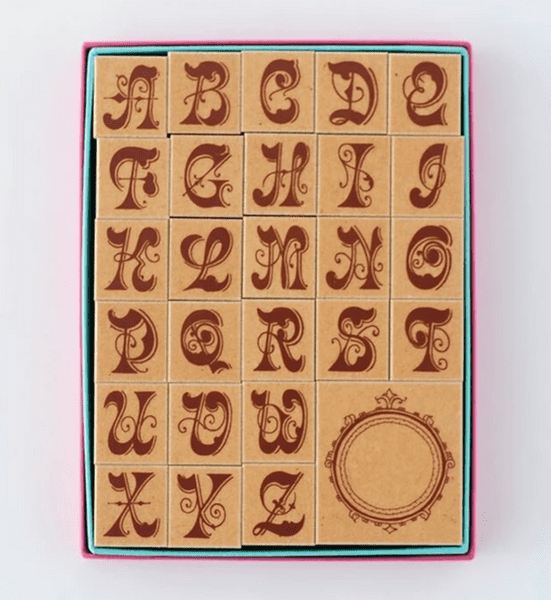 Sanby Stamps - Alphabet Set - K303