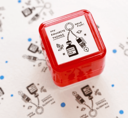 Sanby Stamps - Self Inking Stamp - Eric Small Things - Key Ring