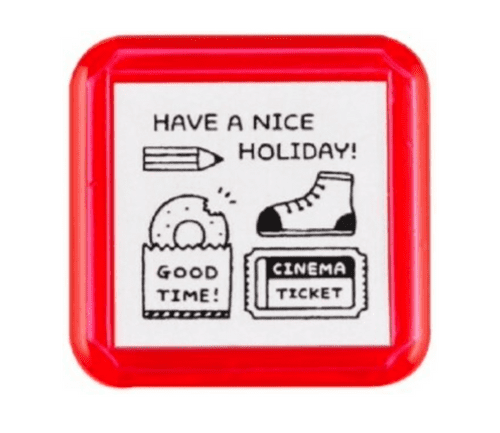 Sanby Stamps - Self Inking Stamp - Eric Small Things - Nice Holiday