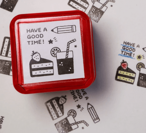 Sanby Stamps - Self Inking Stamp - Eric Small Things - Snack