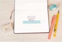 Sanby Stamps - Wood Mounted Rubber Stamp - Aibo Hey TSW092