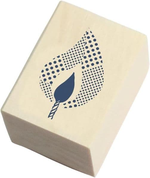Sanby Stamps - Wood Mounted Rubber Stamp - Candle TSW184