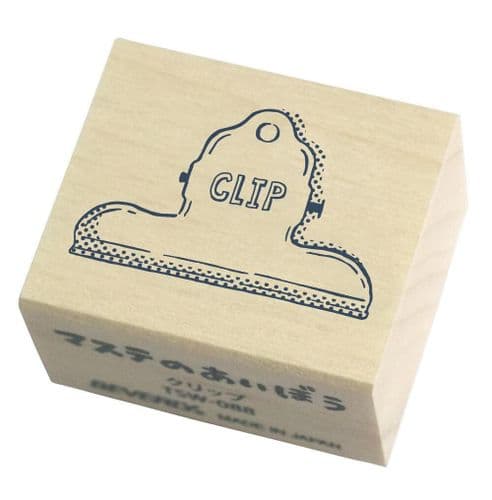 Sanby Stamps - Wood Mounted Rubber Stamp - Clip TSW088