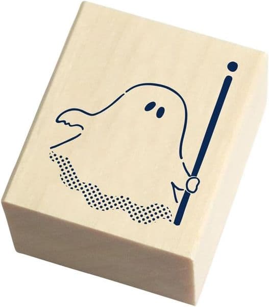 Sanby Stamps - Wood Mounted Rubber Stamp - Ghost TSW181