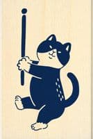 Sanby Stamps - Wood Mounted Rubber Stamp - Hachiware TSW183