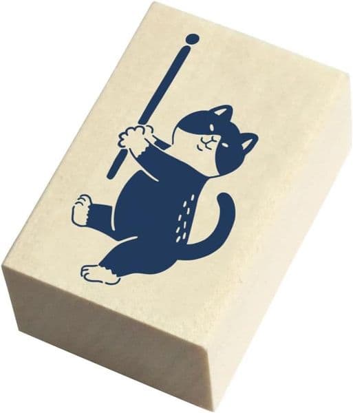 Sanby Stamps - Wood Mounted Rubber Stamp - Hachiware TSW183