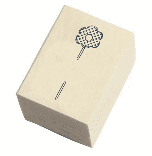 Sanby Stamps - Wood Mounted Rubber Stamp - Machi Hari TSW120