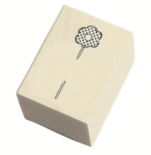 Sanby Stamps - Wood Mounted Rubber Stamp - Machi Hari TSW120