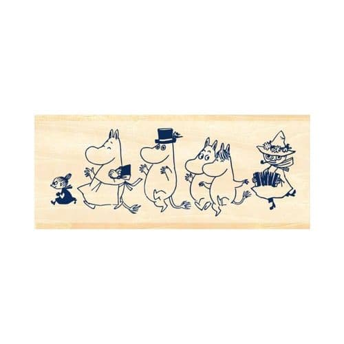 Sanby Stamps - Wood Mounted Rubber Stamp - Moomin TSW 137