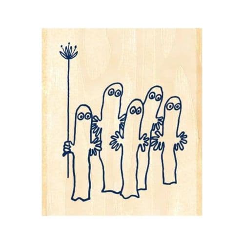 Sanby Stamps - Wood Mounted Rubber Stamp - Moomin TSW139