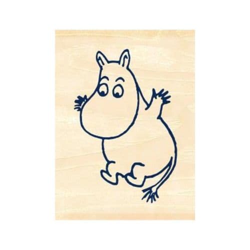 Sanby Stamps - Wood Mounted Rubber Stamp - Moomin TSW140