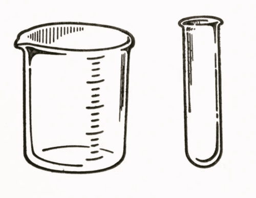 Sanby Stamps - Wood Mounted Stamp - Chemical Set