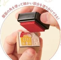 Shachihata - Iromoyo Mini Ink Pad - Beni