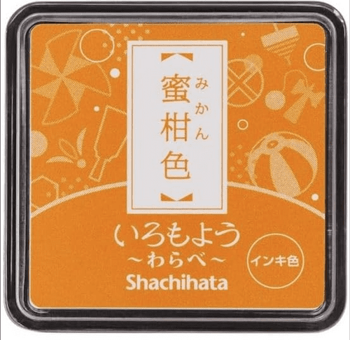 Shachihata - Iromoyo Mini Ink Pad - Mikan