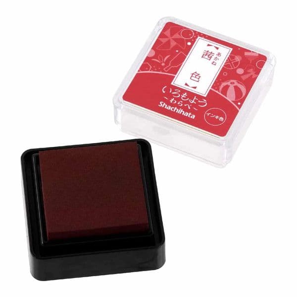 Shachihata - Iromoyo Mini Ink Pad - Beni