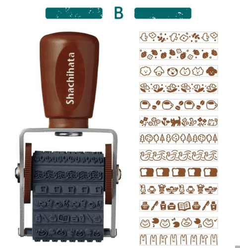 Shachihata X Furukawa - Rotating Stamp - WATSURABIYORI B
