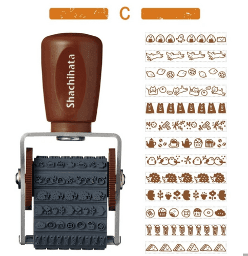 Shachihata X Furukawa - Rotating Stamp - WATSURABIYORI C