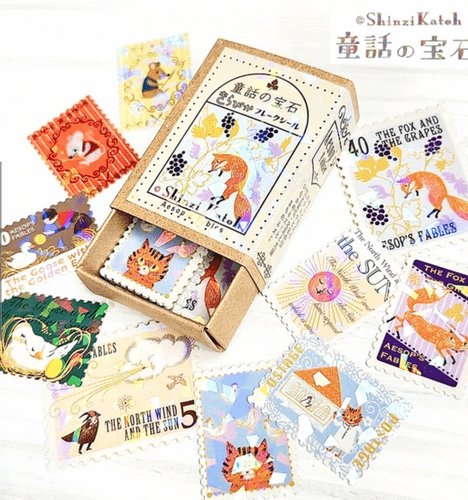 Shinzi Katoh - Flake Sticker Set - Aesop's Fables