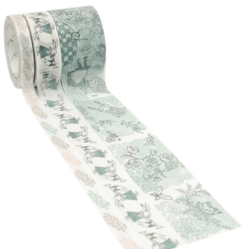 Shinzi Katoh - Masking Tape - 3 Tape Set - Alice