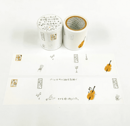Shinzi Katoh - Washi Sheets Tape - Gauche the Cellist