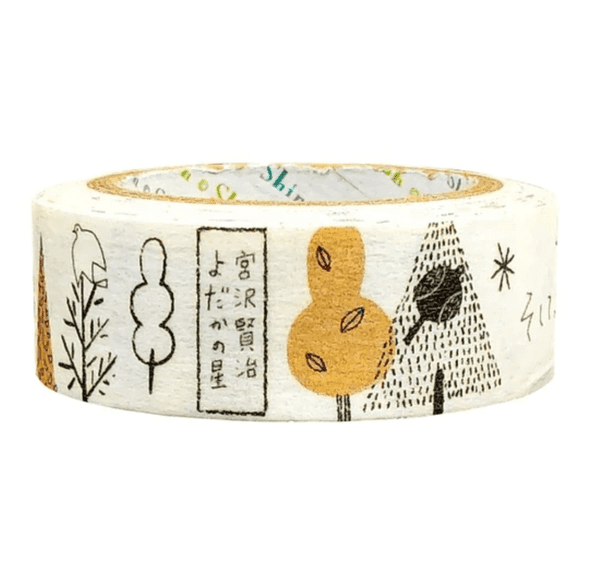 Shinzi Katoh - Washi Tape - Monochrome - Yodaka no Hoshi