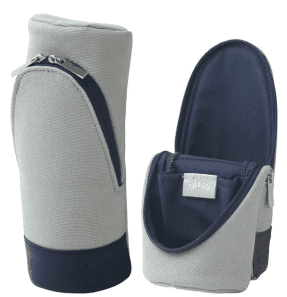 Sonic - Smasta - Bird Canvas - Standing Pencil Case - Grey