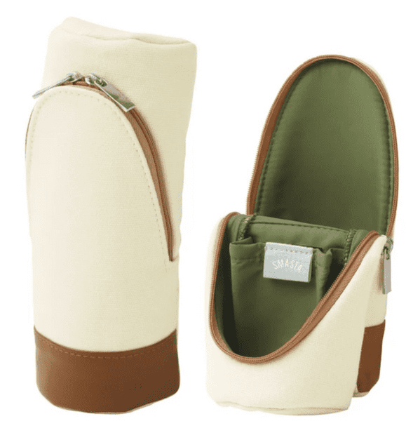 Sonic - Smasta - Bird Canvas - Standing Pencil Case - Ivory