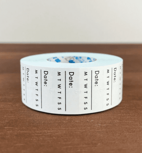 Stamp Marche - Price Label Stickers - Day & Date