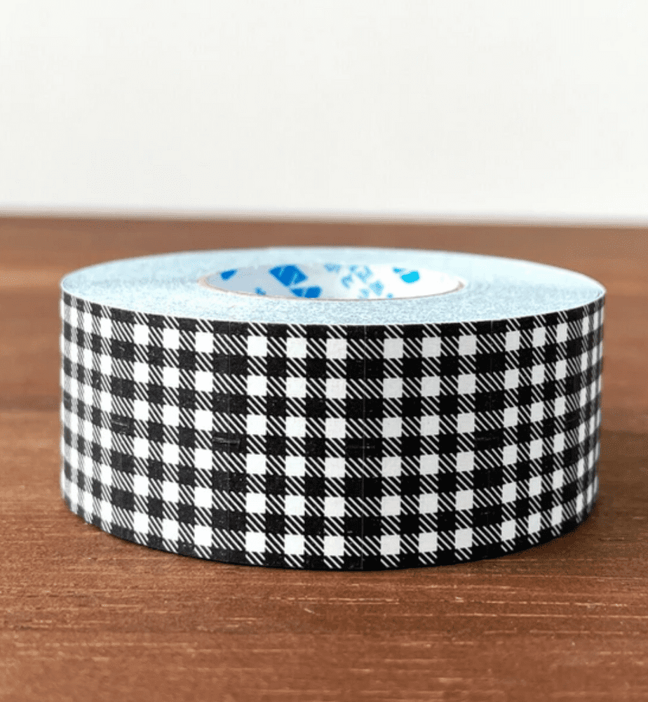 Stamp Marche - Price Label Stickers - Gingham Black