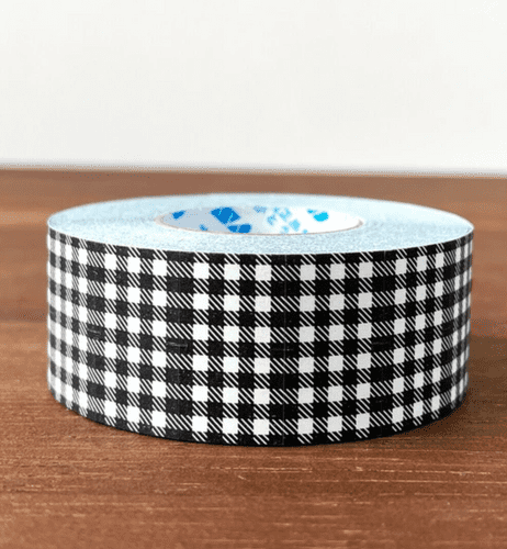 Stamp Marche - Price Label Stickers - Gingham Black