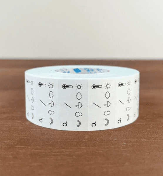 Stamp Marche - Price Label Stickers - Weather & Temperature