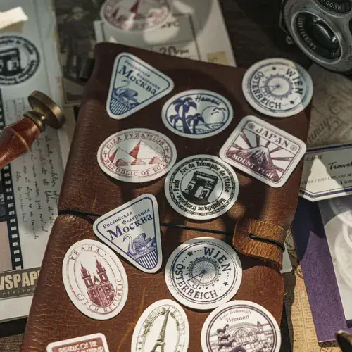 Stickwith - Stickers - Embossed Vintage Logos