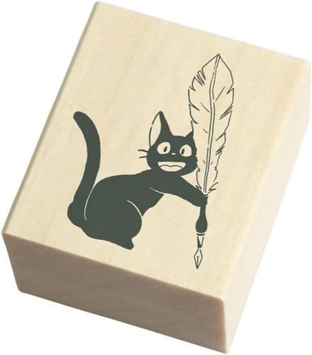Studio Ghibli - Beverly Wood Mounted Stamp - Ink Aibo Jiji & Fountain Pen