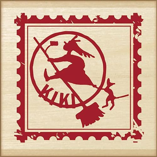 Studio Ghibli - Beverly Wood Mounted Stamp - Kiki's Delivery Service