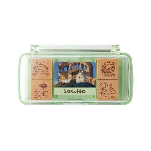 Studio Ghibli - Mini Stamp Set & Ink Pad - Cat Bus