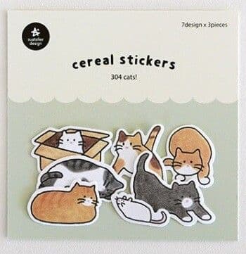 Suatelier - Flake Stickers - Cats!