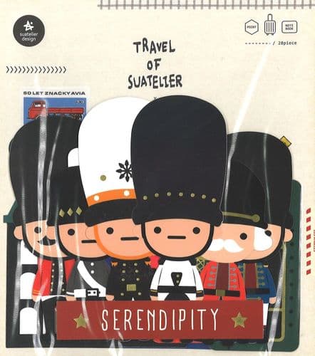 Suatelier - Large Flake Sticker Set - Toy Soliders