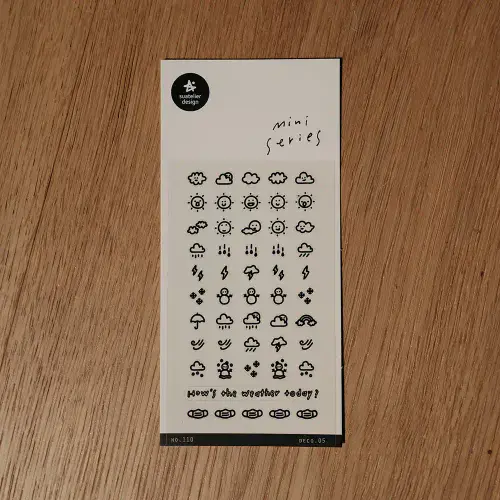 Suatelier - Mini Stickers - Weather