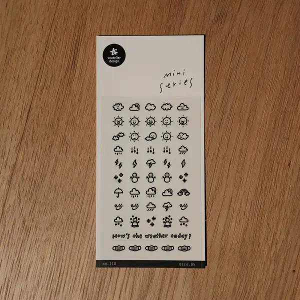 Suatelier - Mini Stickers - Weather