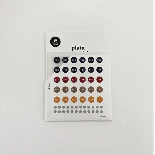 Suatelier - Planner Stickers - Plain - Deco 1632