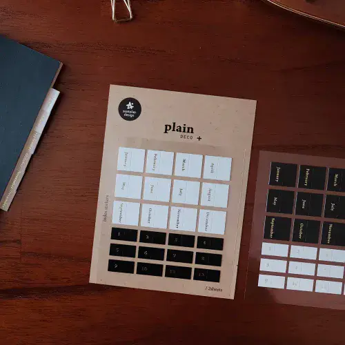 Suatelier - Planner Stickers - Plain - Deco 1648