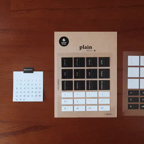 Suatelier - Planner Stickers - Plain - Deco 1649