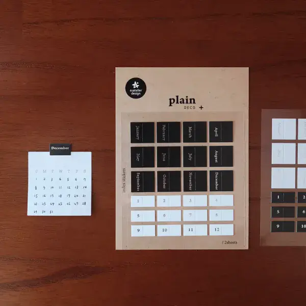 Suatelier - Planner Stickers - Plain - Deco 1649