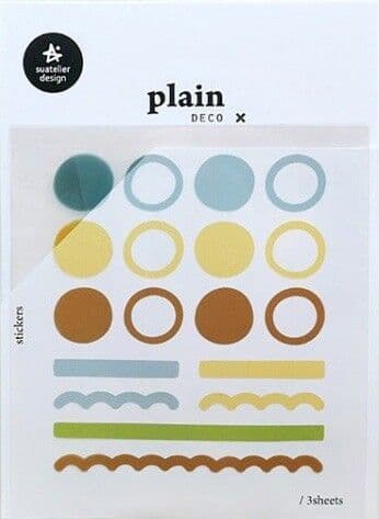 Suatelier - Planner Stickers - Plain - Deco 1670