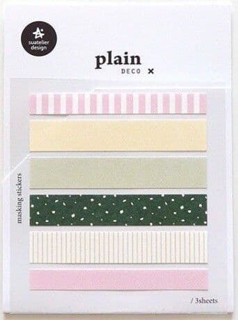 Suatelier - Planner Stickers - Plain - Deco 1673