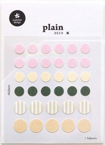 Suatelier - Planner Stickers - Plain - Deco 1674