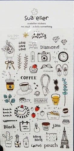 Suatelier - Sticker Sheet - A Daily Something